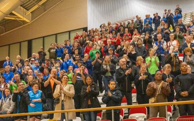 Stralende sporters tijdens Regionale Spelen in Almere