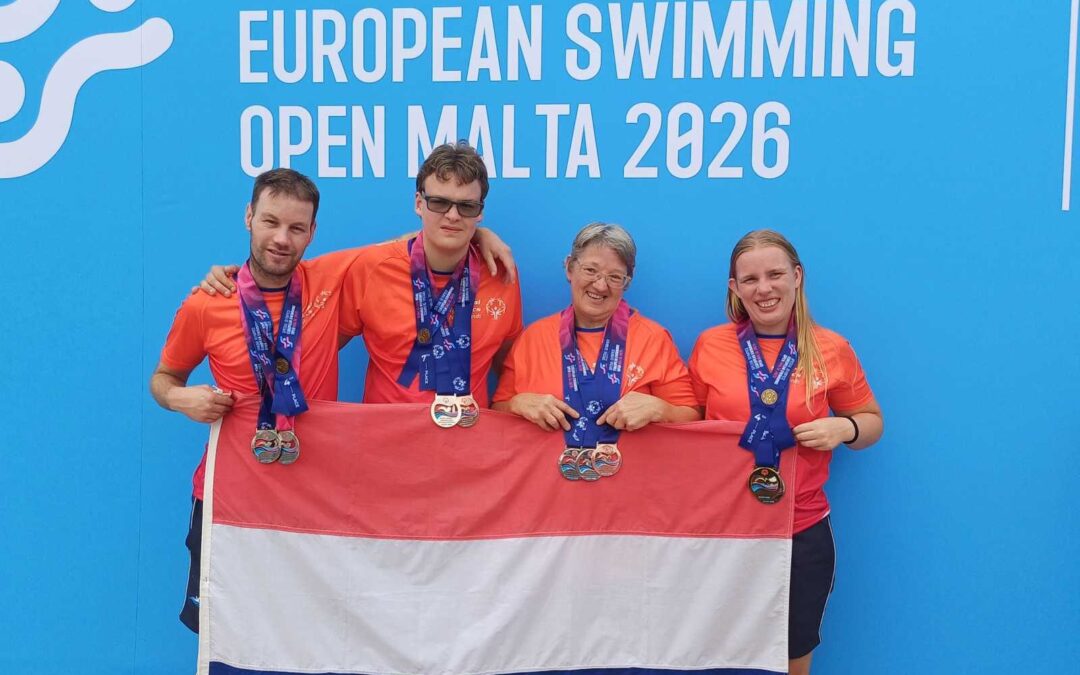 Zwemmers uit Roden schitteren op Europees podium in Malta